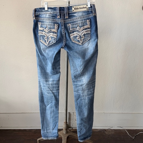 Rock Revival Vien Skinny Jeans Womens 29 - Picture 2 of 5